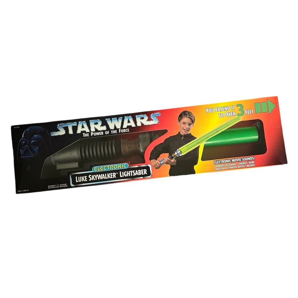 Luke Skywalker Lightsaber Star Wars Power of the Force Vintage - NIB 1995 Kenner